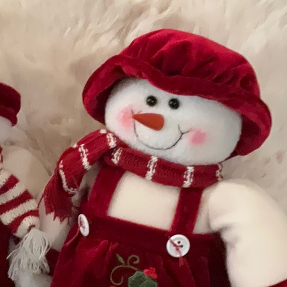 💜 EUC Snowman Couple 2008 Prima Creations 12” - Picture 3 of 10